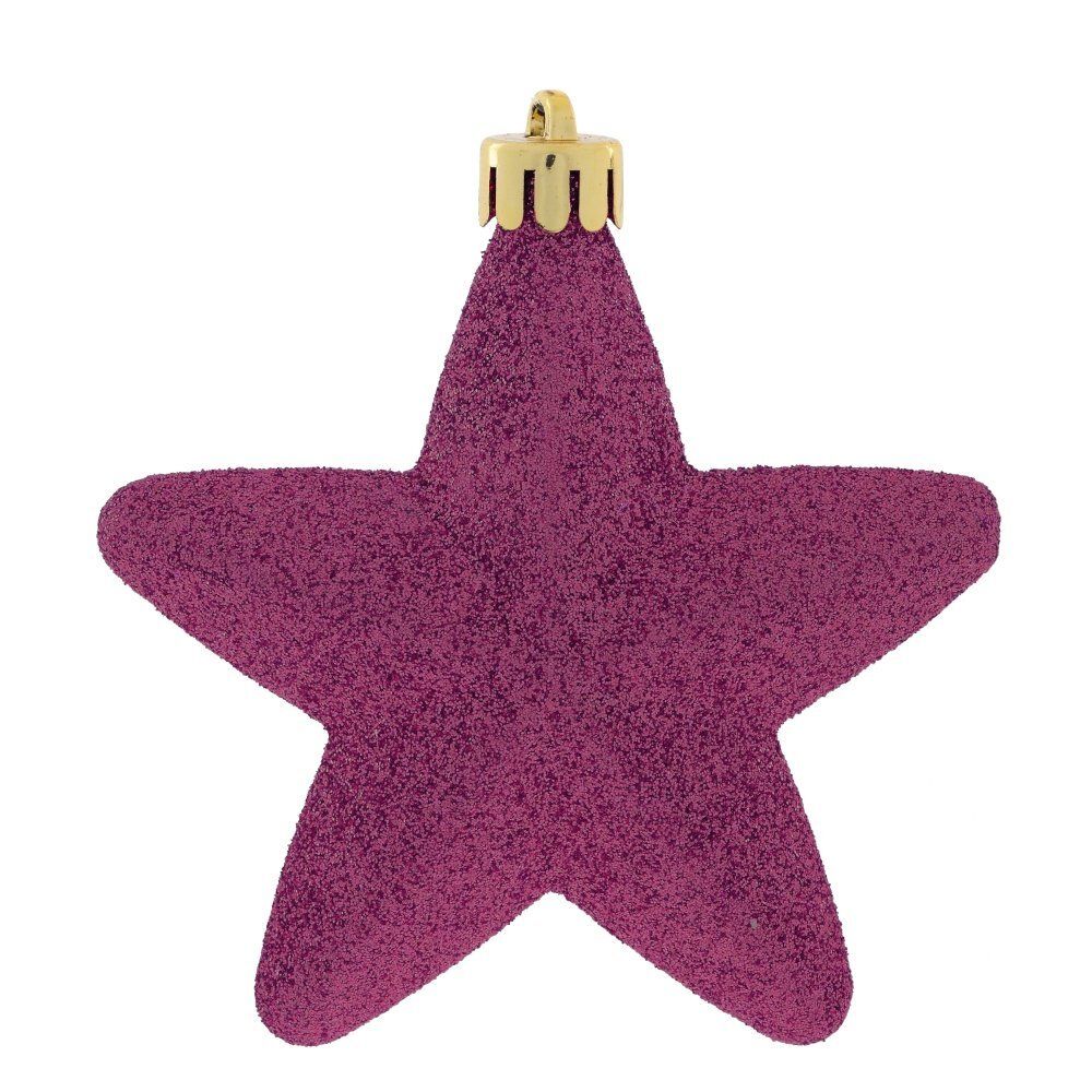 GAEM Набор из 6шт Украшение новогоднее "Звезда", L8 W3 H8 см