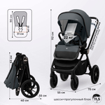 Коляска 2в1 Sweet Baby Verde Grey