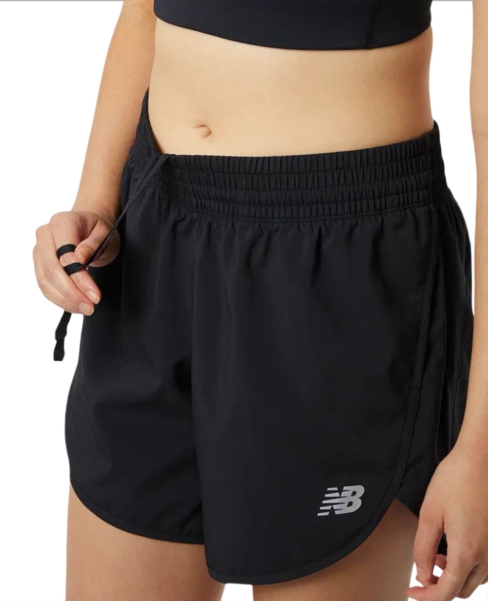 Женские Шорты теннисные New Balance Accelerate 5 Inch Short - black