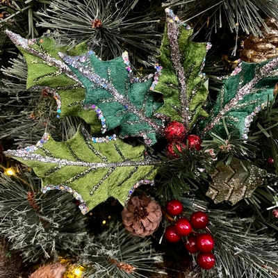 Веточка падуба с ягодами [Арт. BR33780]