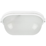 Светильник ЭРА НБП 04-100-001 Акватермо алюминий/стекло IP54 E27 max 100Вт 280х160 овал белый