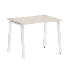 Home Office Стол письменный VR.SP-3-98.A Денвер Светлый/Металл Белый 980*720*750