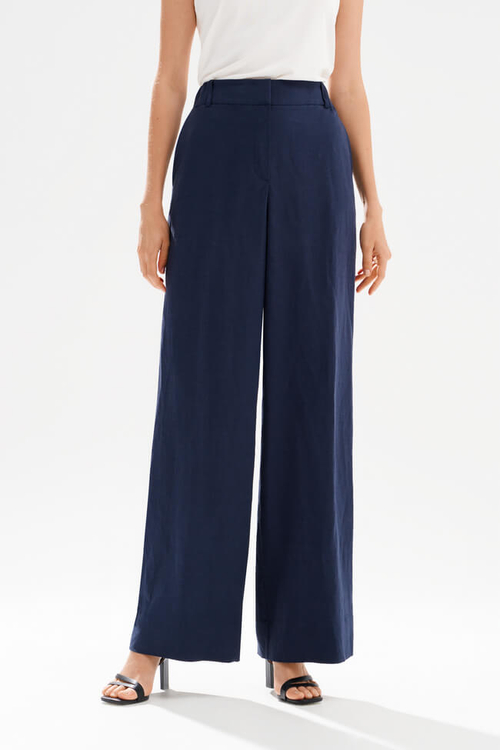 31257 Брюки женские (темно-синий)