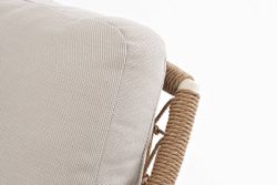 "Венеция" лаунж-зона из искусственного ротанга, цвет соломенный