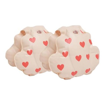 Нарукавник Динозаврики 3 цвета, Сердце, с-30543