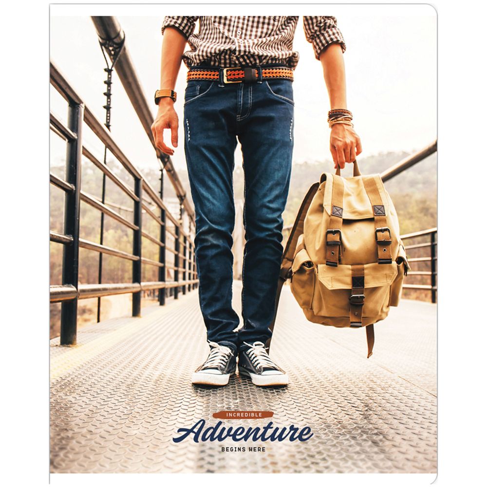 Тетрадь 48л, А5, клетка, Спейс Путешествия. New adventures, 1шт.