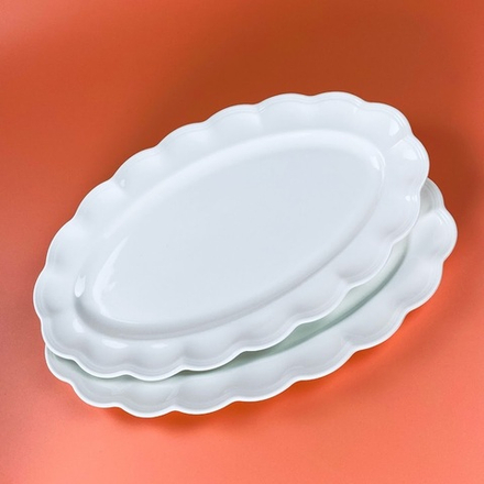 Lenardi 133-439 Набор из 2 овальных блюд 30,5см ШАРМЕЛЬ в под.уп.(х24)Фарфор