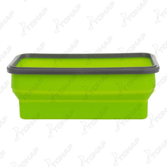 Контейнер силиконовый складной 1000мл с ловилкой (PR-FH049) PR