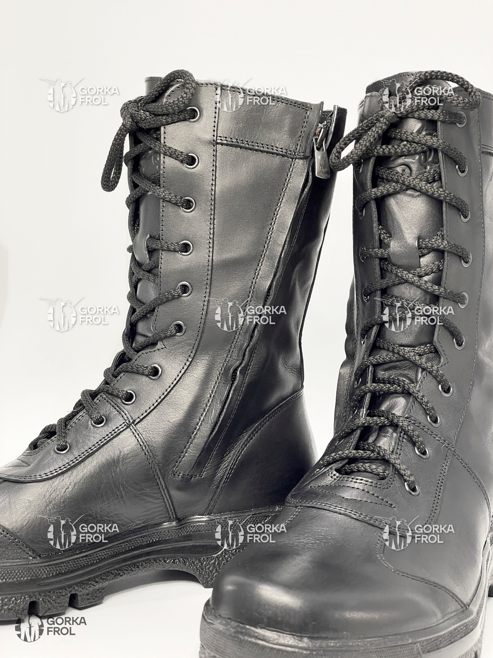 Берцы Утка BIZON У-24, кожа краст, подошва ПУ, стелька Ortholite