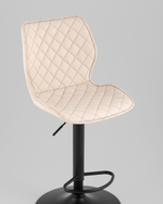 Стул барный Dome экокожа светло-серый 2 шт