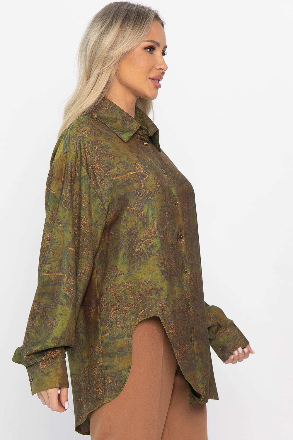 Блуза Тайна очарования (зеленая) Б14434-5М LT Collection