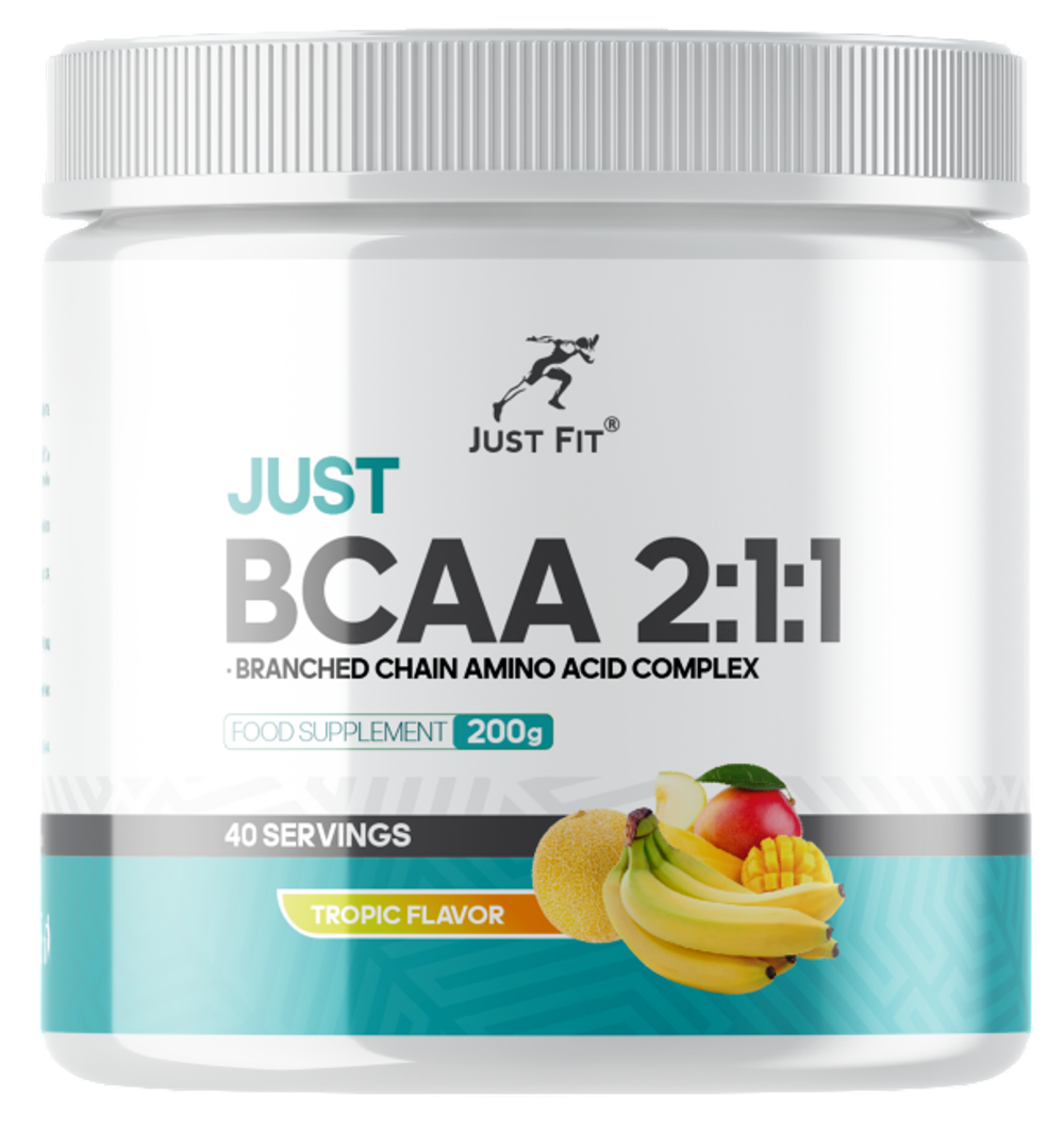 BCAA Just Fit BCAA 2:1:1 200 grams , Аминокислоты BCAA