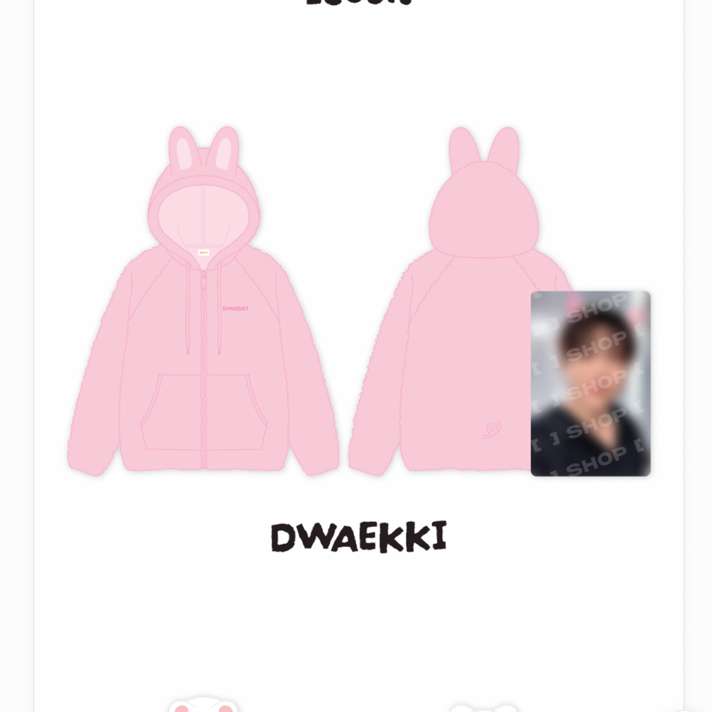Мерч Stray Kids SKZOO FLEECE HOOD ZIP-UP - RUN IT (худи)