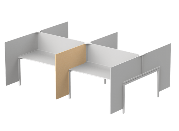 Модуль боковой -ширма 114х4х110