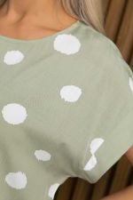 Блуза Любава (оливковая) Б13149-41М LT Collection