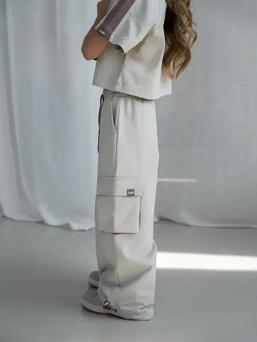 Костюм для девочки, футболка и штаны