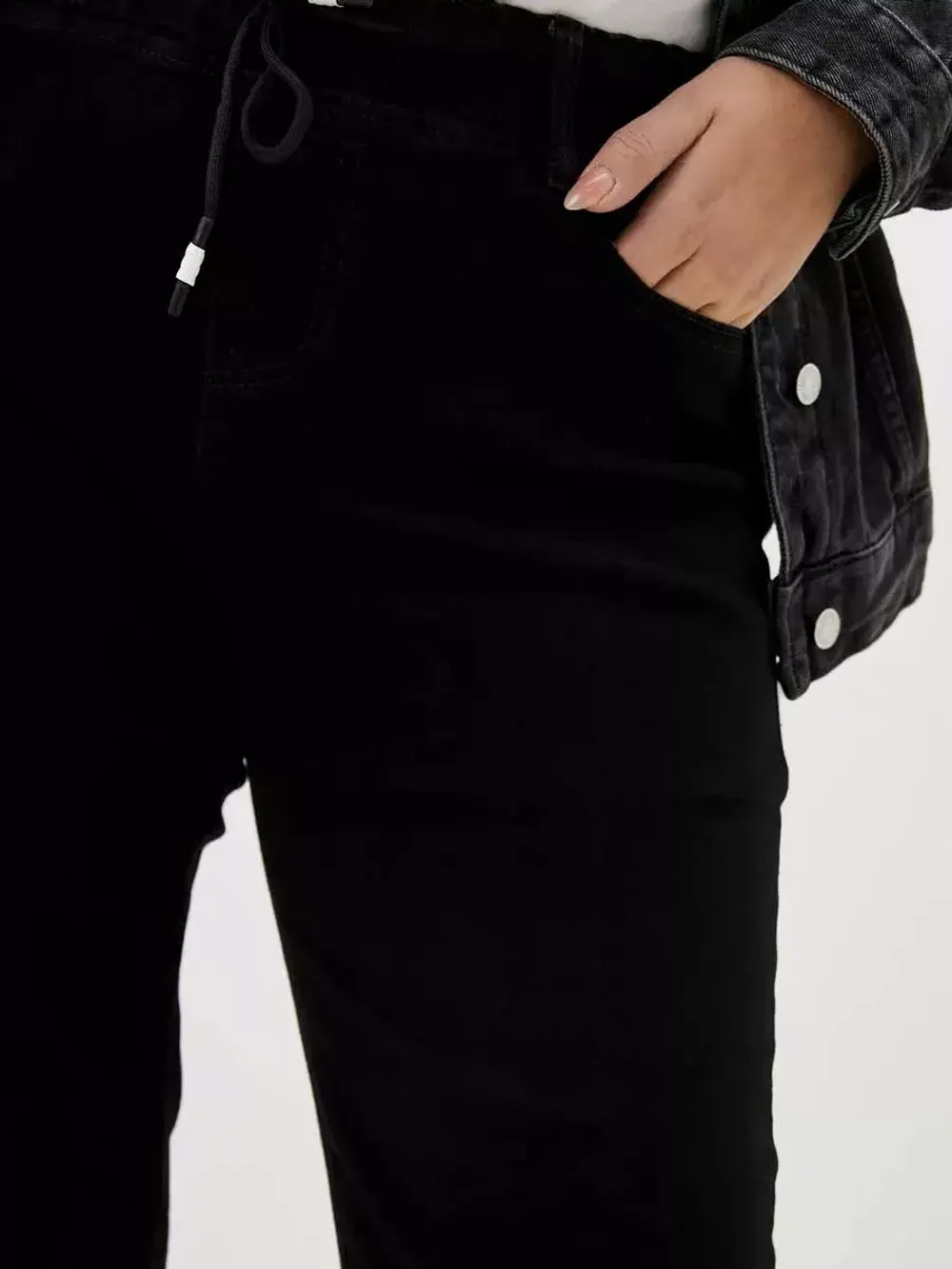 Джинсы на резинке больших размеров