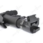 Комплект: Телескопический приклад на Сайгу/АК без завышения, Atom, K.Arma