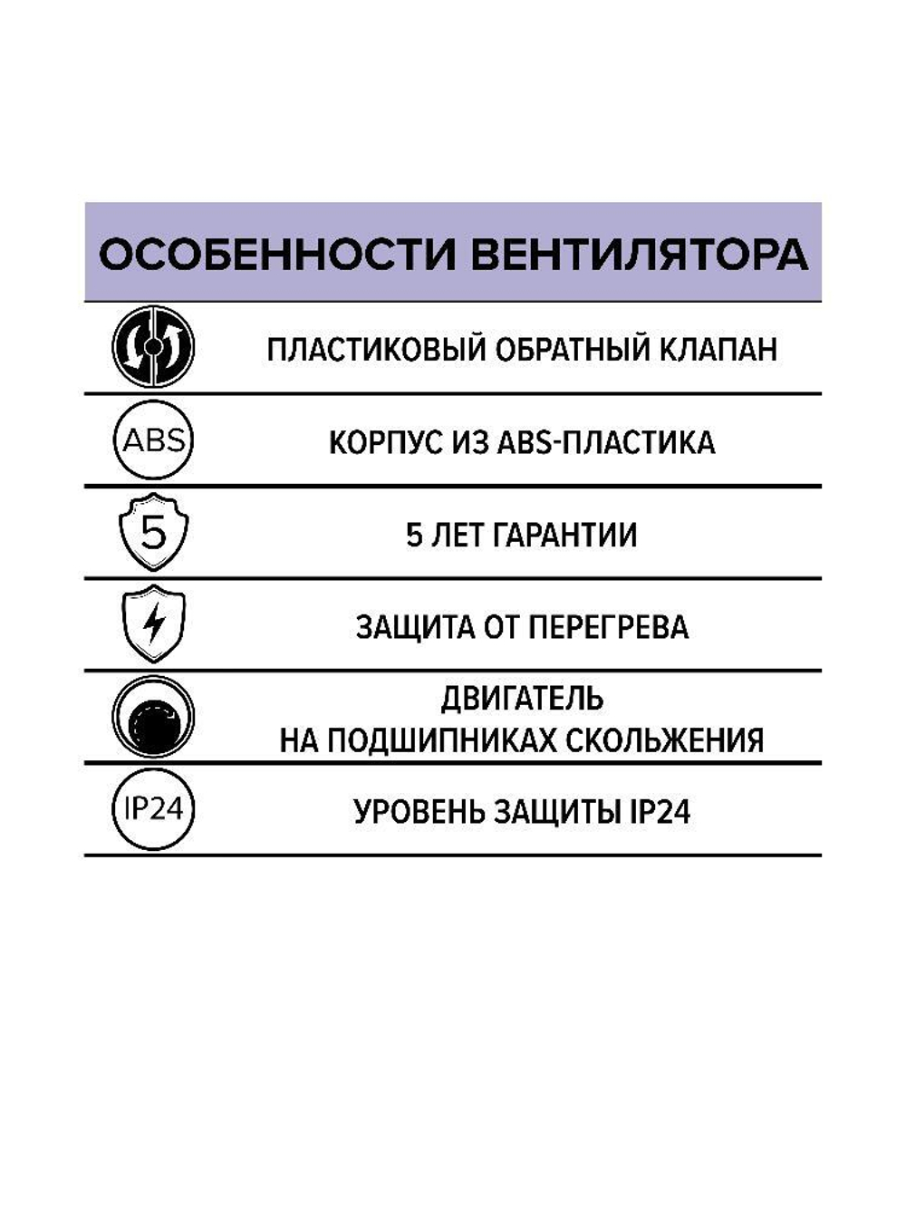 Вентилятор накладной COMFORT D100 обр.клапан ERA