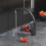 Смеситель для кухни 40к MIXLINE ML-GS01 (343) антрацит высок. излив