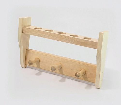 яяБаня Полочка для масла 5 отверстий универсальная