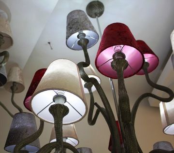 replica chandelier   Ode 1647  by Jacco Maris   ( 12 shades )