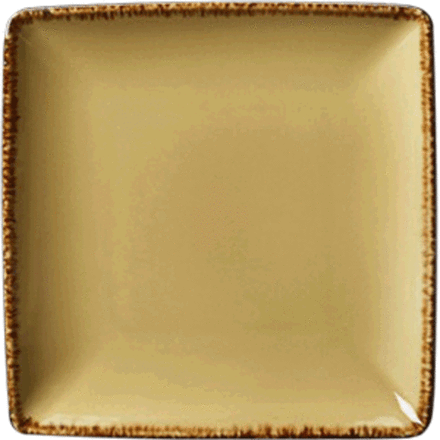 Блюдо «Террамеза Вит» квадратное фарфор ,L=16,8,B=16,8см бежев