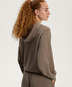 Oysho Толстовка с капюшоном из мягкого модала, темно-серый