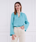 Льняная блузка Marc O' Polo - морской(303 1305 42081)