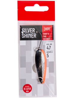 Блесна Lucky John Silver Shiner 47 мм, 5 г, цвет 002