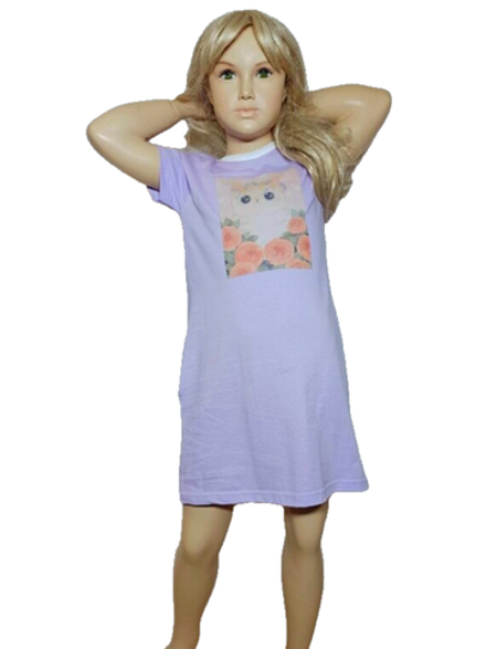 1103 Платье детское с коротким рукавом (60-122)