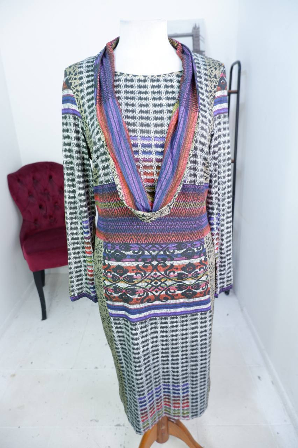 Платье Modern в винтажном стиле, маркировка 42, визуально 44/46 размер