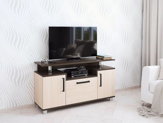 Тумба-ТВ 003 (С) венге / дуб молочный