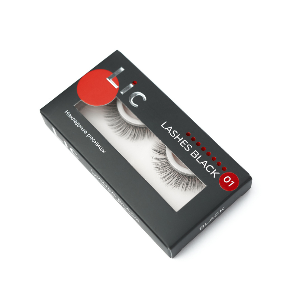 Lic False Lashes Black 01