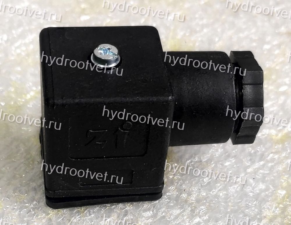 Штекер для дискретного клапана, без индикации, серый или черный, Z4