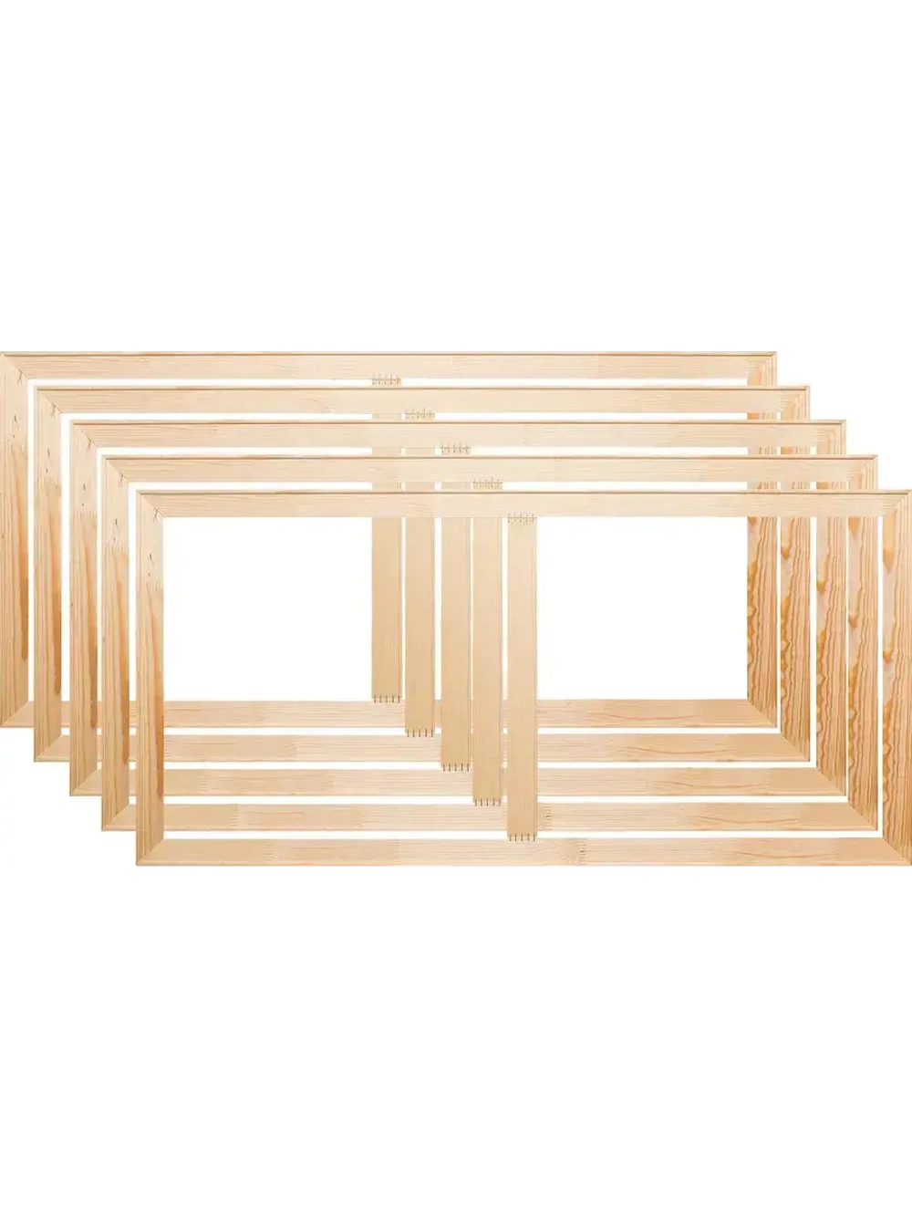 Глухой подрамник 50x100 см. (5 штук) сеч. 40*18 мм.
