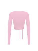 pink cardigan