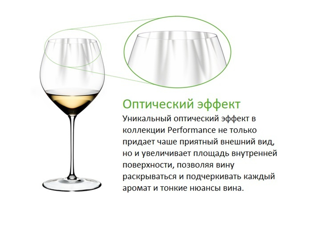 Набор из 2-х бокалов для белого вина Performance Chardonnay 727 мл Riedel