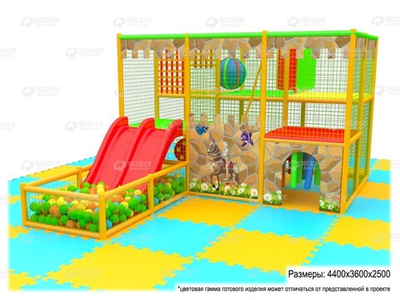 Игровой лабиринт «Бамбини» (4,5*3,7*2,6м.)