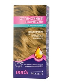 Irida Irida М classic Оттеночный шампунь для окраски волос Светло-русый 3*25мл