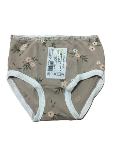 Трусы на девочку из кулирки (95% хлопок и 5% лайкра) на рост 80 см