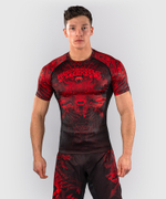 Рашгард Venum Wolf Atak Black/Red S/S