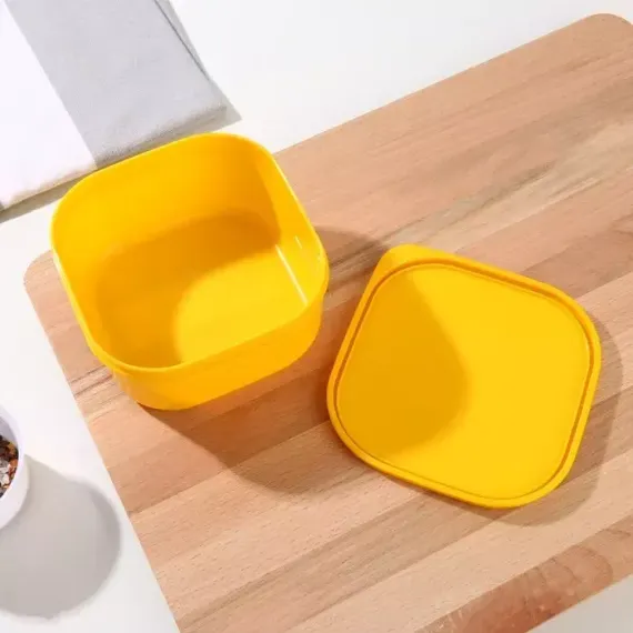 Yemək qabı \ Ланч-бокс «Будет вкусно», квадратный, 700 мл