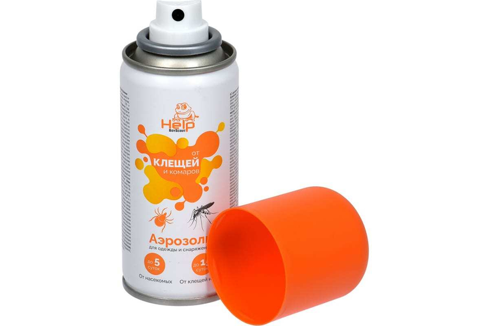 АЭРОЗОЛЬ HELP ПРОТИВ КЛЕЩЕЙ И КОМАРОВ 75МЛ 80221