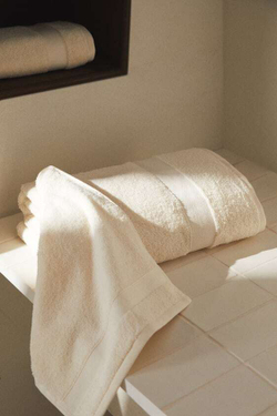 ZARA HOME ПОЛОТЕНЦЕ ИЗ ХЛОПКА ВЫСШЕГО КАЧЕСТВА, ЭКРЮ