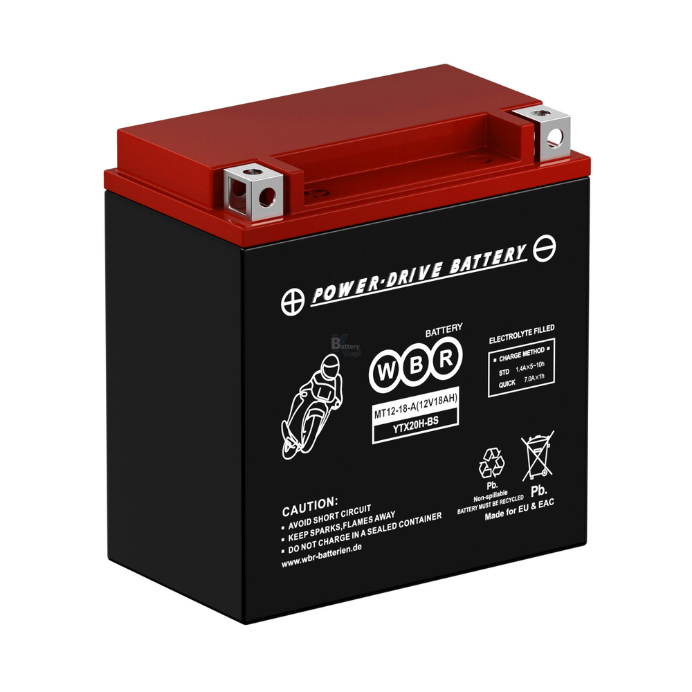 Аккумулятор WBR SMT / WBR MT 12-18-A (YTX20H-BS, YTX20CH-BS)