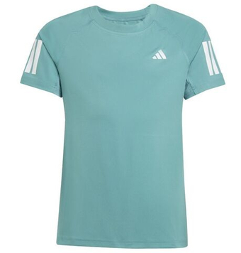 Футболка для мальчика теннисная Adidas Girls Club Tennis - preloved teal