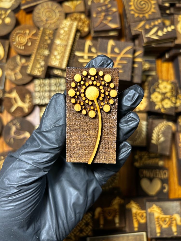 Деревянный штамп 091 (6.5x3.5 см) (Уценка!)