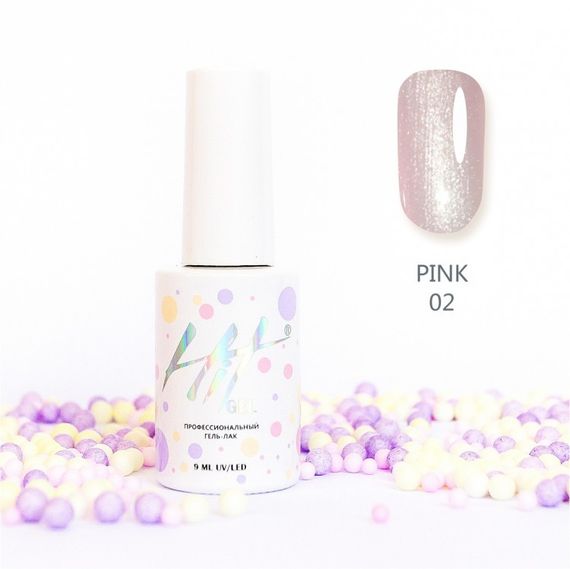 Гель-лак ТМ &quot;HIT gel&quot; №02 Pink, 9 мл