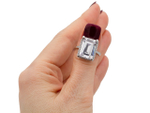 Перстень прямоугольный Crystal, 16мм